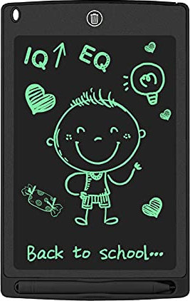 GUYUCOM LCD Schreibtablett Kinder 8,5 Zoll, Spielzeug ab 3 4 5 6 7 8 Jahre, Schreibtafel Elektronisch als Lernspielzeug Maltafel für Kinder(Schwarz)