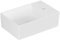 Villeroy & Boch Memento 2.0 Handwaschbecken, 400 x 260 mm, 1 Hahnloch, ohne Überlauf, ungeschliffen, 432340, Farbe: Stone White, Ceramic Plus