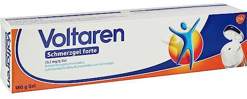 Voltaren Schmerzgel forte inclusive einer Handcreme von vitenda - bei akuten Rückenschmerzen, Muskelschmerzen und Gelenkschmerzen (180)