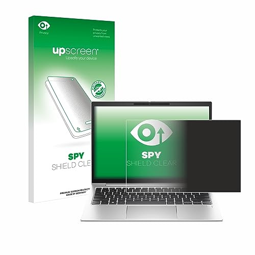 upscreen Blickschutzfolie für HP EliteBook 835 G10 | Anti-Spy Displayschutz Made in Germany Privacy Screen Protector Sichtschutz Blaulichtfilter Klare Folie