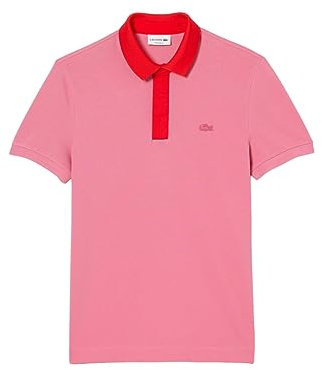 Lacoste Polo Homme ref 59963 9HY Rose Rouge - Rose - XL