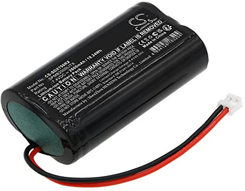 TECHTEK Battery 2600mAh compatible with [Spektrum] Transmitter DX7S, Transmitter DX8, DX9 replaces SPMB2000LITX