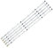 OUSIKA Tira de retroiluminación LED apta for Samsung UE32F6100AK 32 pulgadas TV Barras de LED Reemplazo UE32F6100AW UE32F6105AK UE32F6170SS Retroiluminación de TV tiras de retroiluminación led Lámpara