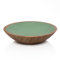 The Great Indian Bazaar Bol de service décoratif en bois de manguier 17 x 3,5 cm pour fruits, chips, table basse, comptoir, bol à clés, vaisselle, cuisine, salon, décoration d'intérieur