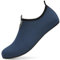 Sixspace Damen Herren Badeschuhe Wasserschuhe Schwimmschuhe Männer Frauen Aquaschuhe Surfschuhe Strandschuhe Barfußschuhe(Dunkelblau 44 EU)