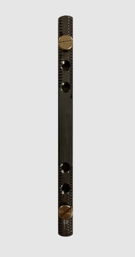 Generic 4 Universal Door Spindle with Holes, Set Screws, Combination Type, Door Hardware for Threaded and Straight Knobs, Black/Gold