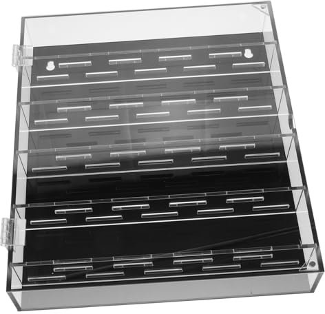 Parliky Münzbox Klarsicht-Münzkassette Halter für Münzkapseln sammelbox Sammlerbox übersichtliche Vitrine Münzaufbewahrungszubehör Klarsichthülle zum Sammeln von Münzen