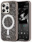 BEZ Handyhülle für iPhone 15 Pro Hülle Glitzer, Kompatibel mit MagSafe, Sparkle Diamond Crystal Bling Hülle mit Bling & Co. Serie, Magnetisch Hülle für iPhone 15 Pro, Titan Silber