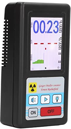 BR-6 Rilevatore di Radiazioni Contatore Geiger - Dispositivo di Misurazione della Dose Personale - Misuratore di Test Geiger per Radiazioni Alfa, Beta, Gamma Monit