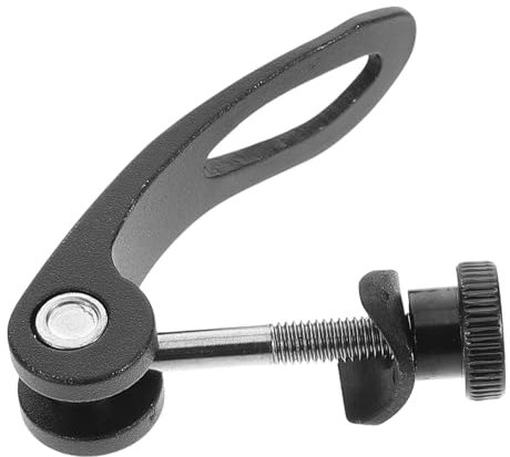 EXHUMKY Aluminiumlegierung Schnellspanner Für Fahrrad Sattelstütze Schnelleinstellung Leicht Verstellbarer Sitzklemme Für Klapprad Mountainbike Kompatibel