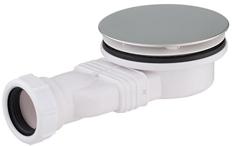 Bonde de douche ultra plate diamètre 90 mm pour receveur extra plat hauteur de reserve 50 mm | Evacuation tube PVC 40 mm ecoulement 41 litres/minute NOYON & THIEBAULT