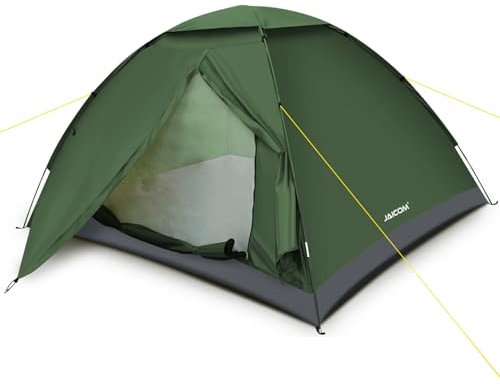 JAICOM Zelt 4 Personen Camping Zelt, Leicht, Stabil, Wasserdicht Kuppelzelt, 3-4 Saison Ultraleicht Zelte Mit Kleinem Packmaß, für Camping, Trekking, Familie, Outdoor