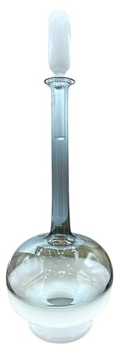 Glasflasche aus Murano (grau)