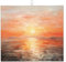 WHJWZY Saugfähige Pads für Küchenarbeitsplatte, Sonnenuntergang in Ölbild, Abtropfmatte für Küche, aus Schwamm, wasserabsorbierend, 45,7 x 40,6 cm