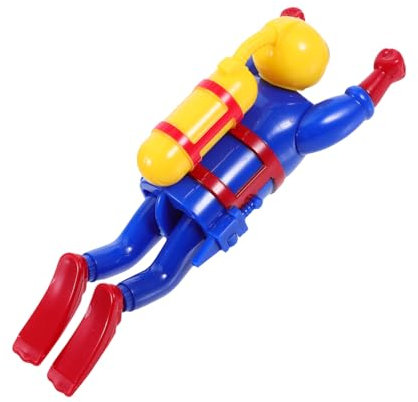 Abaodam Juguete de Baño para Muñeco Buceador de Plástico para Bañera y Piscina Desarrollo Coordinación Mano Sin Bordes Afilados Cumpleaños y