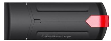 YIXANNX Adattatore USB 3.0 Wifi 6 Dual-Band 5GHz 2.4Ghz Scheda di rete ad alte prestazioni Antenna portatile ad alto guadagno Connettore velocità Laptop