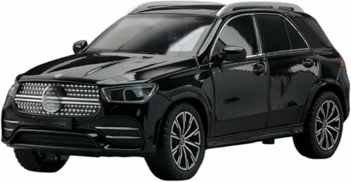 CORCI Druckgussmodell 1:24 für Mercedes-Benz GLE 350 realistisches vormontiertes Fahrzeugmodell Leichtmetall für Sammler(Schwarz)