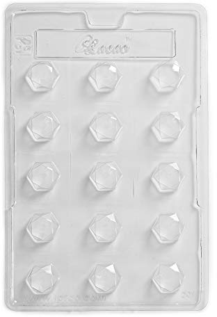 Cacao | Hexagon 3D Chocolate Mould 15 Cavity x 5