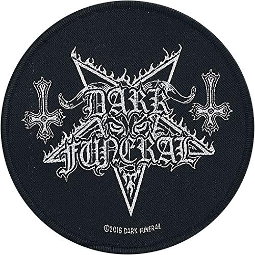 Dark Funeral Circular Logo Unisex Patch black-white, 100% polyester,