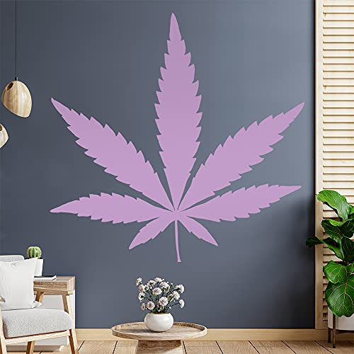 Hanf - Cannabis Wandtattoo in 6 Größen - Wandaufkleber Wall Sticker - Dekoration, Küche, Wohnzimmer, Schlafzimmer, Badezimmer