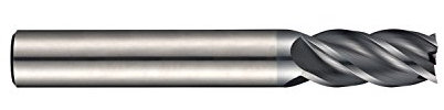 Dormer S7615.0 Schaftendmille, AlCrN Beschichtung, HM, Kopfdurchmesser 5 mm, Flutlänge 13 mm, volle Länge 57 mm