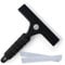 Squeegee for Shower, Window and Car Glass - 2 Extra Silicone Replacement Blades - Foam Handle - Black