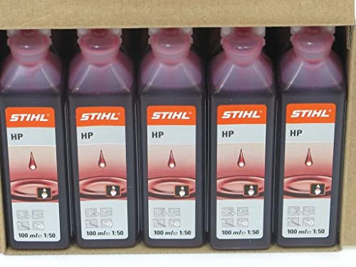 Stihl HP Lot de 5 flacons d'huile pour moteur 2 temps N° 0781 319 8401 100 ml