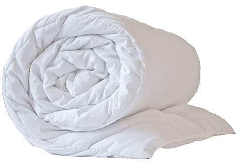 Hotel Quality Pure White Microfibre Peached Duvet SuperKing 13.5TOG Feels Like Down by The Sleep Easy