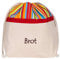 slowroom Sac à pain pour la conservation et la fraîcheur 3 en 1 - Panier à pain en tissu - Sac à pain en coton - Boîte à pain 32 x 35 cm, Ensoleillé