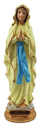 Madonna von Lourdes Statue Deko Figur Mutter Gottes Heilige Maria Heiligenfigur