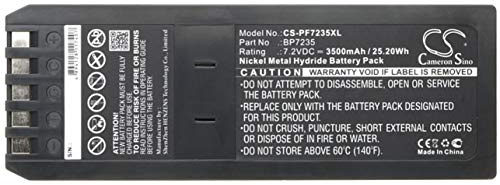CS-PF7235XL Akku 3500mAh Kompatibel mit [Fluke] 700 Calibrator, 740 Calibrator, 744 DSP-100, DSP-2000, DSP-4000, DSP-4000PL, DSP4100, DSP4300 Cable Tester, Impulse 6000D, Impulse 7000DP Ersetzt 116-0