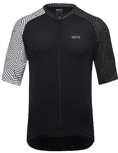 GORE WEAR Herren C5 Trikot, Black/White, XL EU