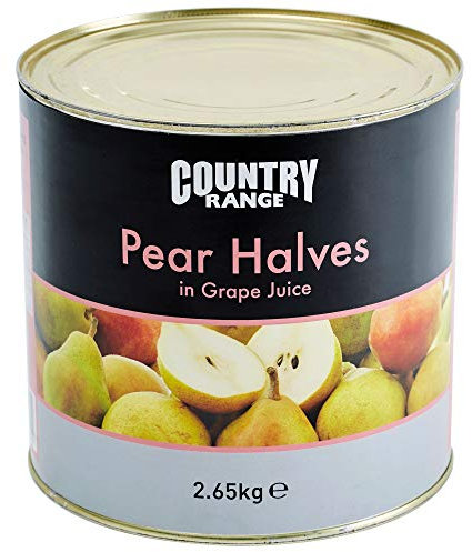 Country Range Pear Halves in Juice - 1x2.6kg