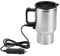 450ml Portable Heated Travel Mug - 12V 120W Universal Car Electric Heating Bottle Cup - 304 Stainless Steel - Powered by 12V Cigarette Lighter Plug