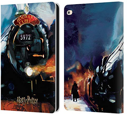 Head Case Designs sous Licence Officielle Harry Potter Hogwarts Express Prisoner of Azkaban II Étui Portefeuille en Cuir Compatible avec Apple iPad Air 2 (2014)