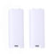 Kosiy 2pcs Battery Back Door Cover Shell Replacement for Nintendo Wii Remote Controller - White