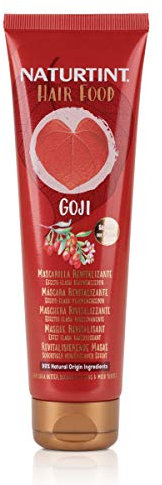 Naturtint Hair Food Goji Mask. Mascarilla Pelo Revitalizante. Efecto Flash Rejuvenecedor. Cabellos Apagados 99% Ingredientes Naturales. 150ml