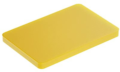 BAUHELD® Universal Unterlegplatten 60x40x 4mm [250 Stück] - Gelbe Unterlegplättchen aus Kunststoff [Made in Germany] - Als Abstandhalter, Kunststoffplatte, Unterleger oder Verglasungsklötze geeignet