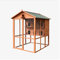 XIANGGUI 1983 Vogelkäfig Wellensittich Große Outdoor-Taube Haus Shed Bird Cage Große Terrasse Garten Villa Vogelvoliere Transportkäfig Kanarien Großsittich