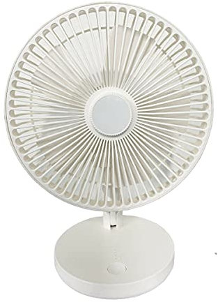 AAD Comfort Control Oscillating Table Fan | Adjustable Tilt Head | 8 Portable Desk Fan - Table Fan | Handheld Fan | Desktop Accessories | Bedside Foldable Fan | Quite Cooling Fan
