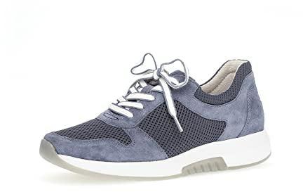 Gabor Damen Low-Top Sneaker, Frauen Halbschuhe,Wechselfußbett,straßenschuhe,Strassenschuhe,Sportschuhe,Freizeitschuhe,Nautic,39 EU / 6 UK