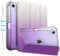 TIMISM for iPad Mini 7 A17 Pro Case, iPad Mini 7th/6th Generation Case (2024/2021), with Pencil Holder, Glitter Sparkly Leather Cover Clear TPU Back, Trifold Stand Folio Smart Case, Gradient Purple