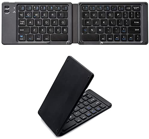 TECHLY 364156 Faltbare Bluetooth-Tastatur USB für Tablet Smartphone Schwarz