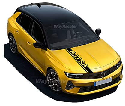 Auto Aufkleber, für Opel Corsa Astra Mokka Car Hood Sticker Protector Personalised Klebt Deko AufStyling Accessories,A