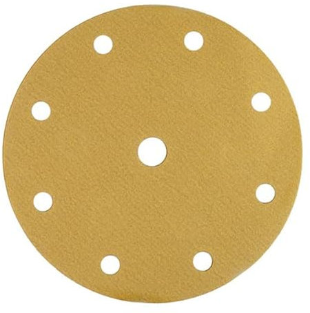 Starcke Sanding Discs for Festool - 150mm Hook & Loop, 9 Holes for Precise Sanding Pack of 10 Discs (40 Grit)