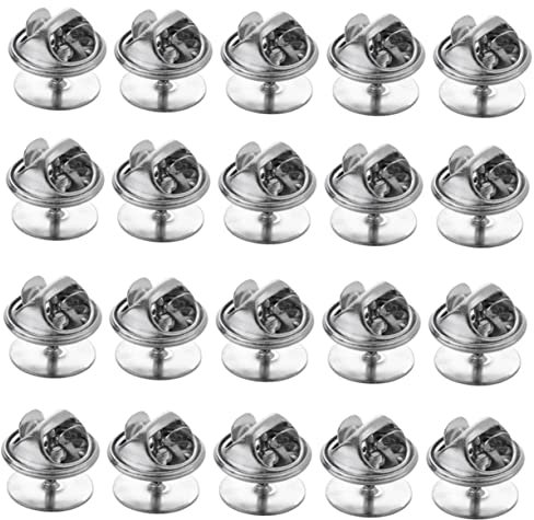 VILLFUL Abzeichen 120 Stück Gold Kupplung Pin Verschluss Pin Hinten Herren Schwarz Cowboyhut Rep Yellowstone Lock Pin Pin Zurück Und Hinten Pin Flip Base Abzeichen Tasche