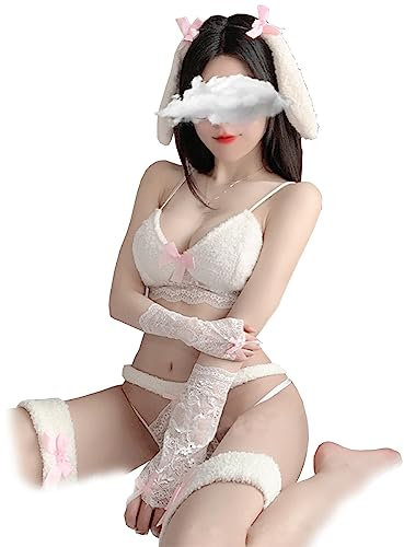 SNOMYRS Tiny Bikini Bunny Furry Costume Kawaii Clothes Micro Mini Extreme Anime Cosplay Lingerie Lolita Maillot de bain