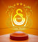 Geschenkelampe Für Istanbul Fans Nachttischlampe Personalisierbares 3D Led Lampe Geschenk schenke Dein individuellen Istanbul Fanartikel Taraftar