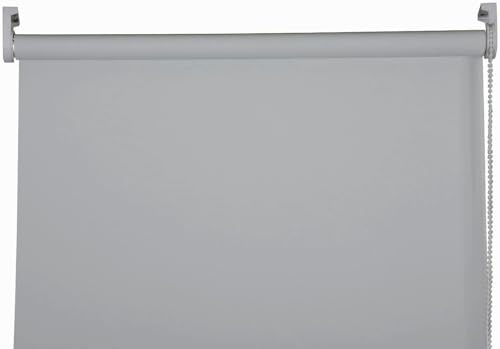 Apex Furnishings Light Grey Blackout roller blinds for windows, Thermal Insulated UV Protection Child Safety Trimmable Easy Fit Home office Window Blinds W 60cm x L 210cm