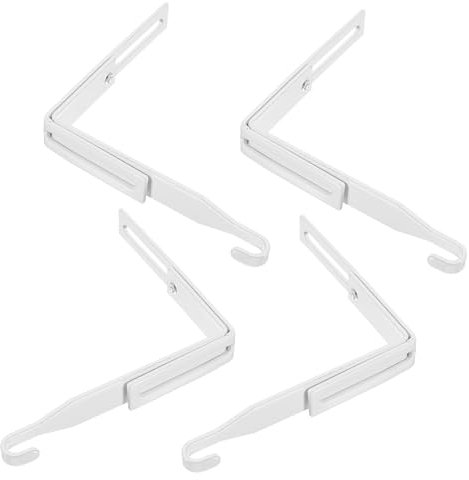 JECOMPRIS 4stücke Schrankhaken Metall Haken Verstellbare Türhaken Handtuchhalter Aufhängehaken Für Schrank Tür